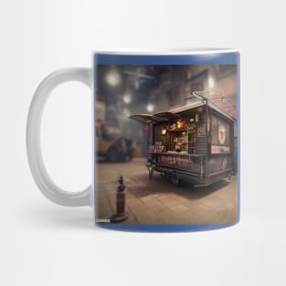 Steampunk Tokyo Ramen Cart Mug